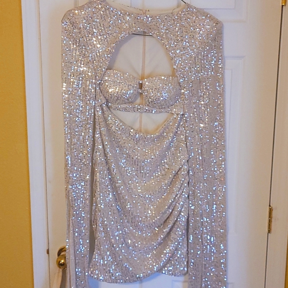 Sequin Champaign Dress